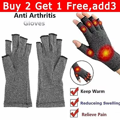 Compression Pain Relief Hand Support  Anti-Slip Half Fingers Household Gloves UK • £3.60