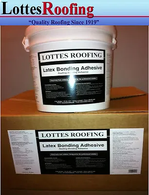 2- 4  Gal Latex ROOFING Bonding Glue Adhesive  • $626.54