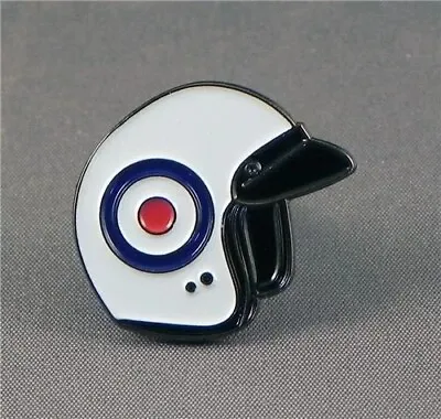 New Vespa Lambretta Helmet Scooter 2Tone RAF SKA MOD Tie Pin Badge Metal Enamel • £2.15