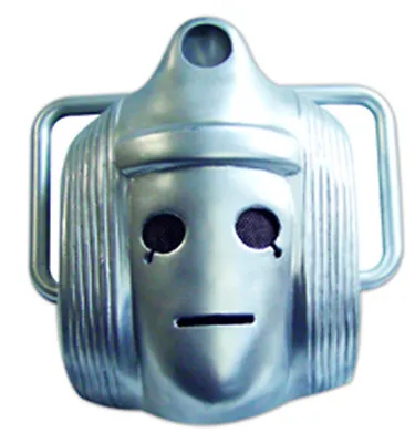 Classic Cyberman Blue Doctor Who Monster Single Card Face Mask.Great For Parties • $8.86