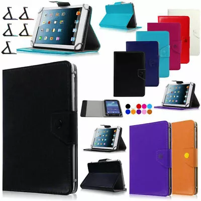 Leather Protective Case Cover Flip Folio Stand For All Amazon 7 8 10 Inch Tablet • $18.69