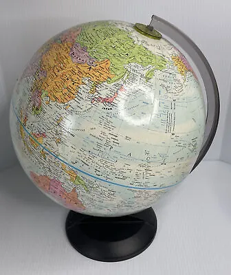 Vintage Replogle Globemaster Legend 12 Inch World Globe Raised Relief Map. • $42.07