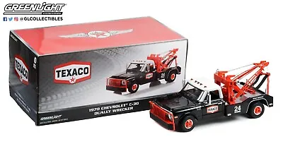 1:18 Greenlight *texaco Oil* 1970 Chevrolet C-30 Cooter's Wrecker Nib • $89.99