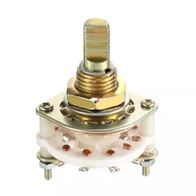 2P4T 2Pole 4Position Selectable 1Deck Band Channel Rotary Switch Selector 10Pin • $13.48