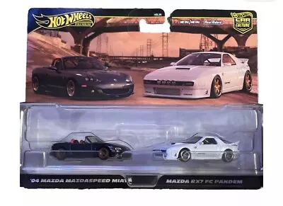 2024 Hot Wheels '04 Mazda Mazdaspeed Miata + RX7 FC Pandem Premium 2 Pack New • $24.99