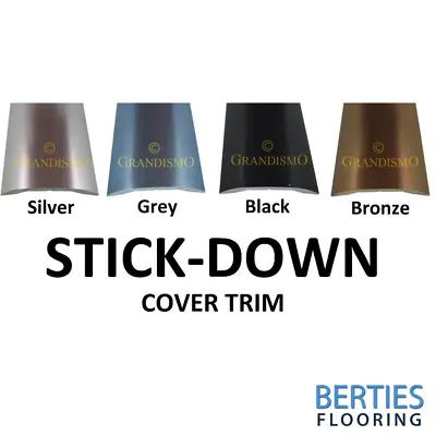 Stick-Down Cover Tile To Laminate Or Wood - Strip Threshold / Metal Door Bar • £8.76