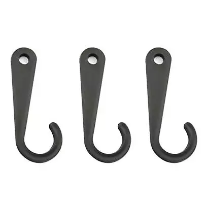 Sock Display Hooks 500PCS 1 3/4 Inch Inch Black Plastic J-Hooks For Sock Hat • $14.54