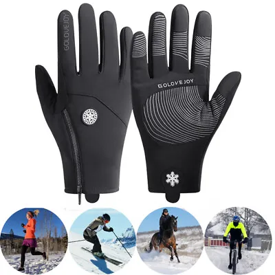 Winter Gloves Thermal Touch Screen Cold Weather Windproof Non-Slip Warm Gloves • £10.59