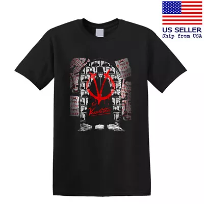 V For Vendetta Movie Logo Men's Black T-Shirt Size S-3XL • $13.79