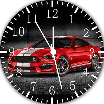 Mustang Frameless Borderless Wall Clock For Gifts Or Home Decor E268 • $22.95