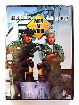 Men At Work (DVD 1990) Charlie Sheen Emilio Estevez New Sealed • $8.49