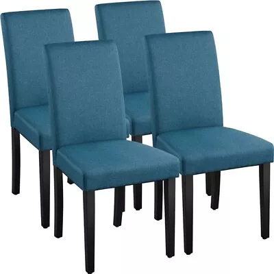 Dining Chair Set Of 4 Kitchen Fabric Upholstered Chairs For Dining Living Room  • £60