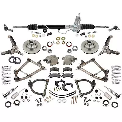 Mustang II IFS Front Suspension Tube Arms 600 Coilovers Manual Rack4-3/4 • $2108.99