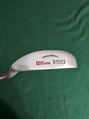 Original Wilson 8802 Putter / Steel Shaft / Wrap Style Grip / Right-Handed  • $136.26