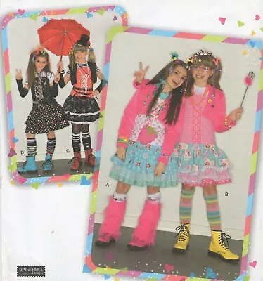 Funky STEAMPUNK COSTUMES Girls 7-14 Sewing Pattern Simplicity 2522 UNCUT • $5.88