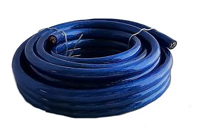 IMC AUDIO 2 Gauge 20' Ft Ground Wire Cable Blue Power Car Audio Amp Awg • $17.70