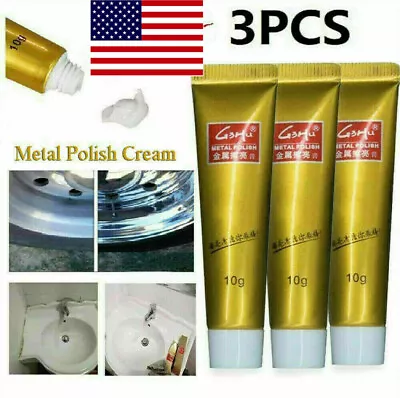 3 Pcs Polishing Paste Ultimate Metal Polish Cream Stainless Steel Ceramic Watch • $3.67