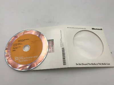 Microsoft Office Home And Business 2010 With Disc And Product Key • $39.99