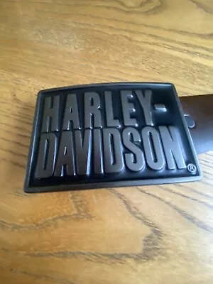 Biker Core Harley Davidson Men’s Top Grain Oil Tan Leather Belt • $23