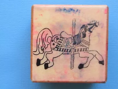 Carousel Horse Rubber Stamp By Impressive Rubber Stamps • $5.99