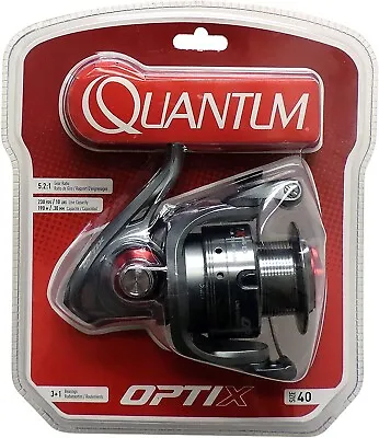 QUANTUM OPTIX-60 Fresh/Saltwater Spinning Reel Bass Brand New! Free Shipping! • $89