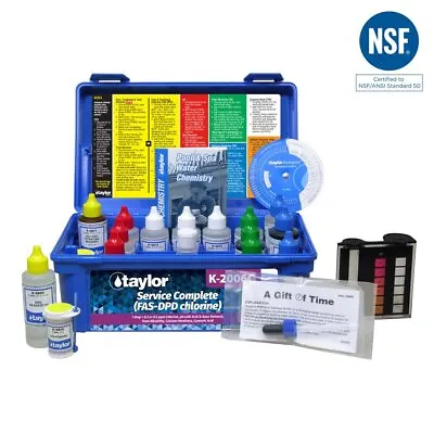 $144.69 • Buy Taylor Technologies K-2006C Service Compete FAS-DPD Test Kit, Chlorine