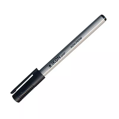 Valuex Ohp Pen Non-Permanent Medium 0.7Mm Line Black Pack 10 • £9.45