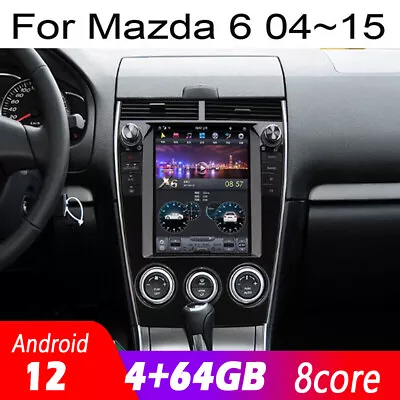 10.4  Touchscreen Radio Android GPS Navigation CarPlay For Mazda 6 2004~2015 • $650