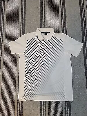 Oakley Golf Mens Large Performance Stripe Hydrolix Tpc Polo 433226 • $17.98