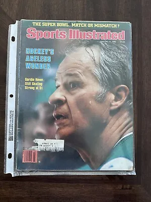 1980 Sports Illustrated Magazine Jan 1 Hockey's Gordie Howe • $6.63