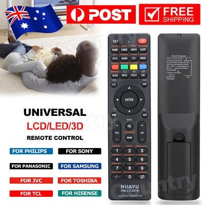 $5.85 • Buy Universal TV Remote Control LCD/LED For Sony/Samsung/Panasonic/LG/TCL/Soniq AU