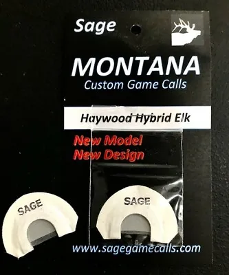 $12.95 • Buy Elk Call, Sage Game Calls. Diaphragm Call, Haywood Hybrid NEW