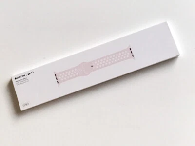$99.22 • Buy Genuine Apple NIKE Watch Sport Band Strap LIGHT VIOLET WHITE 42mm + 44mm / 45mm