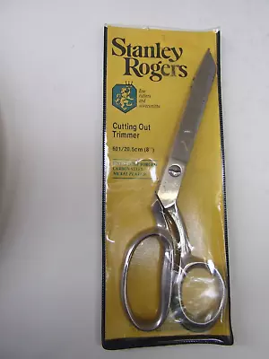 Stanley Rogers Cutting Out Trimmers Sharp Scissors Large 20.5 Mm (8 ) Old Stock • $75