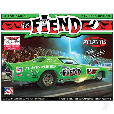 Atlantis Models 1:32 Tom Daniel Fiend Funny Car Dragster Plastic Kit • £26.49