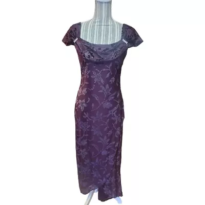 Stevie K Women's SZ 9/10 Formal Bridesmaid Dress Plum Vintage • $45