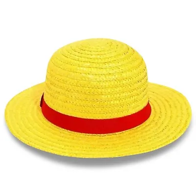 One Piece Monkey D. Luffy Straw Hat Anime Cosplay Cap • $14.99