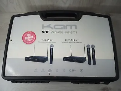 Kam Vhf Wireless Systems Kwm6 Kit - Microphone & Wireless Receiver In Box • £41.09