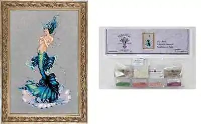 MIRABILIA Cross Stitch PATTERN & EMBELLISHMENT PACK Aphrodite Mermaid MD144 • $29.09