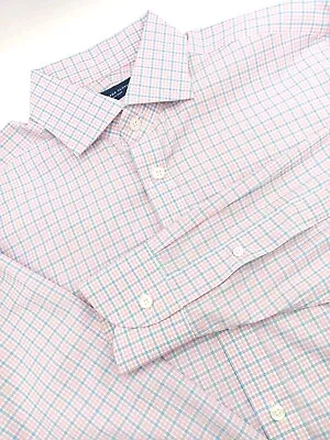 🇺🇸 Proper Cloth Slim Fit Shirt 16x35 Pink Check • $24.99