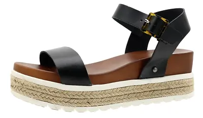 Mia N7215 Womens Black Kiera Strappy Sandal Shoes Size 7 M • $65.60