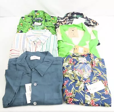 J. Crew Visvim OAS & More Men's Button Up Shirts -Size 4 L & XL Lot Of 6 • $119.99