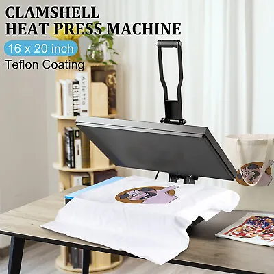 16  X 20  Digital Clamshell T-shirt Heat Press Machine Sublimation Transfer DIY • $239.90