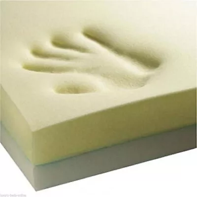 MEMORY Reflex 40 Foam Sheets Sofa Cushion Seat Pads Custom Cut To Any Size  • £20.40