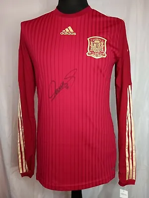 £150 • Buy Spain Home Player Issue Spec Adizero Shirt Signed By Fernando Torres Guarantee