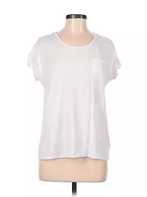 Sigrid Olsen Women White Short Sleeve T-Shirt M • $22.74