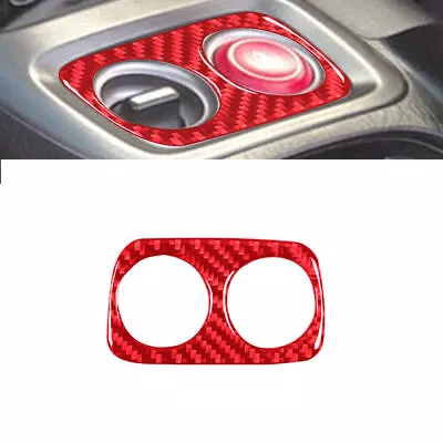 Red Carbon Fiber Console Light Switch Button Panel Cover For Honda S2000 2000-03 • $9.22