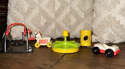 Lot Of 5 Vintage Fisher Price Little People Playground Toys • $24