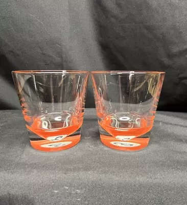 (2) Vintage Pool Balls Billiard Room Bar Rock Glasses Luminarc France Pre Owned • $20