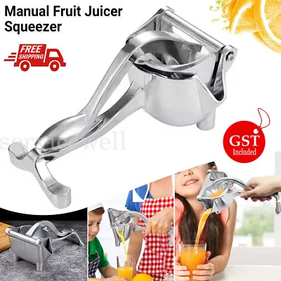 Hand Held Manual Fruit Juicer Squeezer Juice Lemon Citrus Extractor Press Tool • $18.93